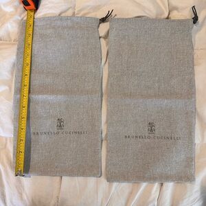 Brunello Cucinelli Gray Dust Bags